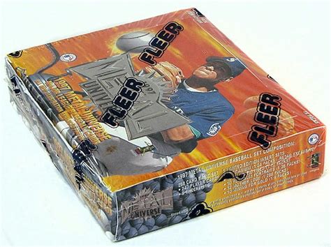 1997 fleer metal universe baseball box|97 metal universe baseball cards.